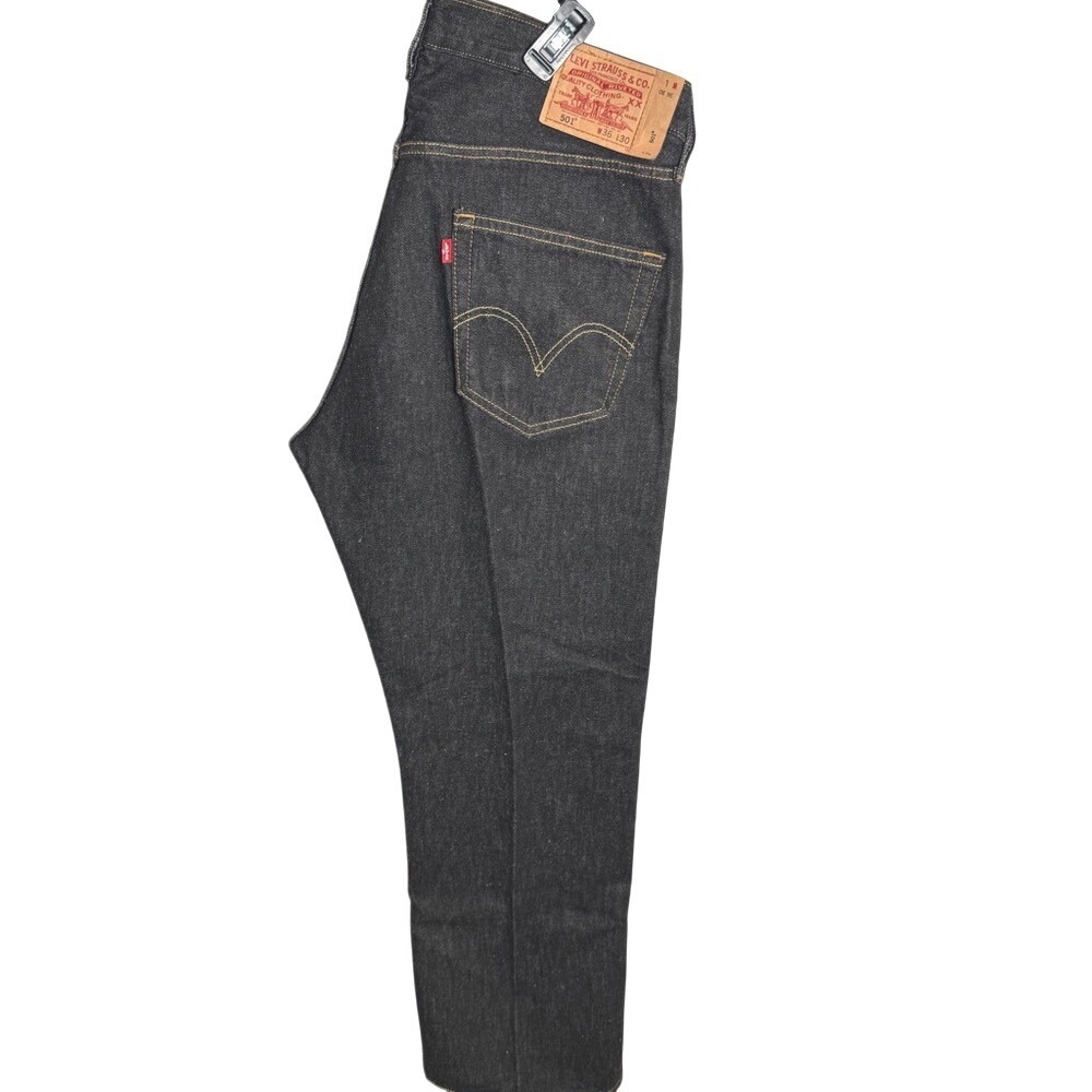 Levi's 501 Men's Black‎ Denim Skinny Jeans W36 L30